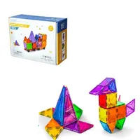 Magnetická stavebnica pre deti sada 60ks - Magnetic Building Tiles