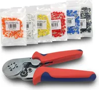 ARLI Crimpzange 0,25-6 mm² + Aderendhülsen 0,5 - 4 mm² 601 teilig Set