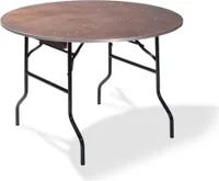 Bankettisch/Klapptisch holz rund Ø  183 cm, 20183