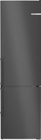 Bosch KGN39OXBT Stand Kühl-Gefrierkombination, 60 cm breit, 363 L, No Frost, VitaFresh Plus, Superkühlen, Supergefrieren, LED mit Softstart, Edelstahl schwarz Antifingerprint