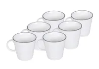 6er Set Becher 350ml, Nostalgie