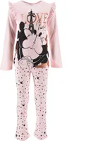 Minnie Mouse Kinder Mädchen Schlafanzug Kinder Pyjama Langarm Shirt + Schlaf-Hose    , Farbe:Rosa, Größe:104