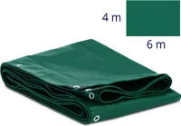 Wiesenfield Abdeckplane - mit Ösen - 600 x 400 cm - PVC - 650 g/m²