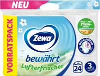 Zewa Toilettenpapier bewährt Lufterfrischer 3-lagig, 24 Rollen