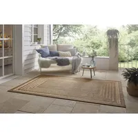 In- & Outdoor Teppich Limonero Beige Braun, Größe:200x290 cm