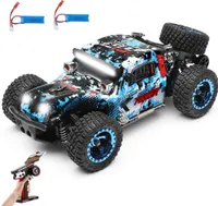 Wltoys 284161 RTR 1/28 2,4G 4WD RC Auto Off-Road Klettern Hochgeschwindigkeits LED-Licht Truck Fahrzeuge Modelle Spielzeug, 2 Batterien