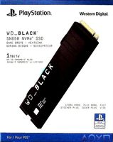 WD_BLACK SN850 1 TB NVMe SSD - oficiálna licencia pre konzoly PS5 - až 7000 MB/s Western Digital