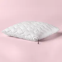 Dunlopillo Life Kopfkissen 80x80 cm | Antiallergisch | 100% Baumwolle Bezug | Nachtkissen für alle Schlafpoistionen