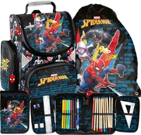 3tlg Spiderman Schulranzen set Rucksack Federtasche Sportbeutel SPIDER-MAN