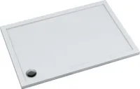 AQUABAD® Duschwanne Basic Smooth White 90x120cm Rechteck
