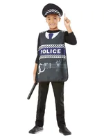 Polizei Weste und Polizei Mütze für Kinder