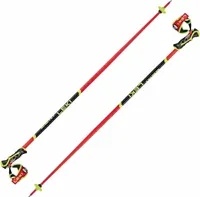 Leki WCR SL 3D Bright Red/Black/Neonyellow 120 cm Lyžiarske palice
