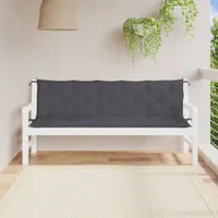 vidaXL Gartenbank-Auflagen 2 Stk. Anthrazit 180x50x7 cm Oxford-Gewebe