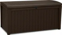Keter Borneo Deck Box, Aufbewahrungsbox, Grau, Rechteckig, Harz, Monochromatisch, Outdoor