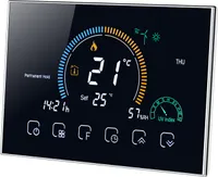 Inteligentný termostat Wi-Fi 95-240 V, programovateľný, hlasové ovládanie, LCD displej so zobrazením vlhkosti