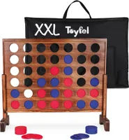 Toyfel Ace 4 Gewinnt XXL Strategiespiel mit Tragetasche