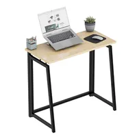 SoBuy Klapptisch FWT88, Kleiner Schreibtisch klappbar Computertisch  Arbeitstisch Beistelltisch, Die Montage? Keine Montage erforderlich!