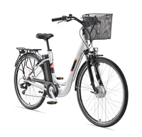 Telefunken City E-Bike für Damen und Herren | Elektrofahrrad 28 Zoll | 7-Gang Kettenschaltung | Frontmotor 250 W | 374,4 Wh Akku | EBike Pedelec