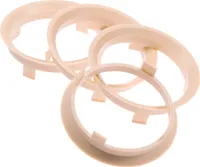 4X Zentrierringe 60,1 x 56,1 mm beige Felgen Ringe kompatibel mit AEZ Dezent Dotz Enzo Honda u.a.