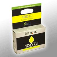 Lexmark 100XL / 14N1071E Tinte gelb XXL
