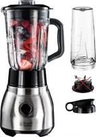 RUSSELL HOBBS 2-in-1 Standmixer Steel 23821-56 To-Go-Becher 1,5L 600W 0,8PS