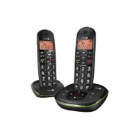 Doro Phone EASY 105WR DUO Strahlungsarmes Schnurlostelefon mit Anrufbeantworter, Rufnummernanzeige, 10h Sprechzeit, 4 Tage Standby, Freisprechfunktion, DECT