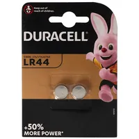 Duracell LR44, V13GA, GPA76, 82, LR1154, 357A, opakowanie 2 sztuki