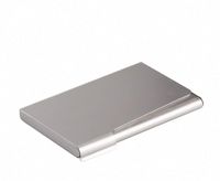 DURABLE Visitenkartenetui Aluminium, 241523 silber