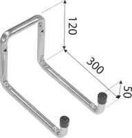 Velano - Garagen haken, Wandhaken, Garagehalter, Gerätehaken, Wandhalter - H2U