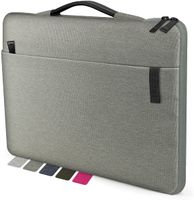 sølmo Design Laptoptasche 13" - Stoßfeste Notebooktasche geeignet für 13 Zoll Laptop/Tablet - Grey Green/Black