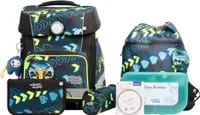 School Mood Champion Maxx Pro 7-teiliges Schulranzen-Set - Elias (Rennwagen)