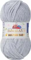 Strickfein Himalaya Dolphin Baby super Bulky Chenille Garn Wolle strickgarn 100 gr 80325 - hellgrau