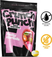 Crunch Punch Freeze Dried Candy Fruity Starballs 100g