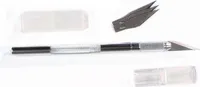 Kunstmesser mit Reliefgriff + 3 Ersatzklingen
