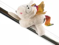 Nici 47373 MagNici weißes Einhorn Rainbow Yin & Yang 12cm Plüsch Magnetfigur