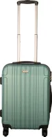 Hartschalen-Koffer Handgepäck Trolley / S - 55x39x20 cm / Reisekoffer Hartschale 4-Rollen - Farbe: ocean-green