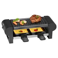 Raclette gril Clatronic RG 3592 černý / party / ideální pro 2 osoby / stolní gril / chladný dotykový kryt / nepřilnavý povrch