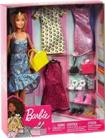 LALKA BARBIE + ZESTAW UBRAŃ BUTÓW Oryginał Mattel
