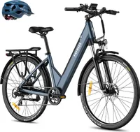 Fafrees F28 PRO City e-bike 250W 27,5 Zoll IP54 Akku 36V 14,5Ah, 25km/h Shimano 7S, City Elektrofahrrad 3,5 Zoll LCD Display mit App, Blau