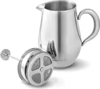 French Press Kaffeebereiter VeoHome - Pressfilter-Kaffeekanne unzerbrechlich und hält Ihren kaffee dank der Doppelhülle lange warm (1 Liter)