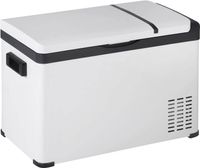 WOLTU Kühlbox Mini Kühlschrank Kompressor elektrisch klein Warmhaltebox mit Akku für Auto Wohnmobil Camping Boot 30 L 12V/24V/220-240V