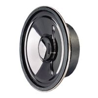 Visaton K 50 2 W schwarz Lautsprecher (250  10.000 Hz, schwarz, Kunststoff, kabelgebunden, -40  80 °C)