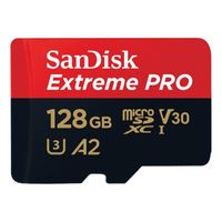 Sandisk 128GB Extreme Pro microSDXC Speicherkarte Klasse 10