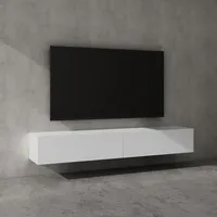 doporro TV Lowboard TV-Schrank Fernsehschrank Holz Hängend oder Stehend Fernsehtisch, TV-Regal für Fernseher Fernsehschrank02