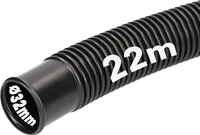 22 Meter Kalitec Poolschlauch 32mm, schwarz I Schwimmbadschlauch 32 mm I Schlauch Pool I Schlauch für Poolpumpe I flexibler Wasserschlauch I Pumpenschlauch I  Germany I Formstabil I Trittfest