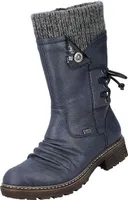 Rieker TEX Damen Stiefel gefüttert Blau