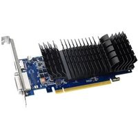 Asus NVIDIA GeForce GT 1030 Grafikkarte - 2 GB GDDR5 - Low Profile - 1,27 GHz Core - 1,51 GHz Boost-Taktfrequenz - 64 Bit Busbreite - HDMI-Kabel - DVI