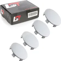 4x Radnabenkappe Nabendeckel Felgen Deckel ø 60mm Grau für AUDI PORSCHE