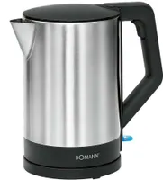 Bomann Wks3002Cb Rychlovarná konvice 1,5 l 2200 W Nerezová ocel/černá