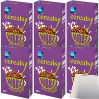 Kölln Cereals Nibbs Kakao 6er Pack (6x375g Packung) + usy Block